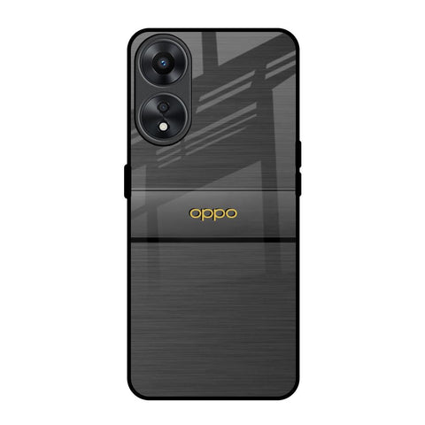 Grey Metallic Glass Oppo A78 5G Glass Back Cover Online