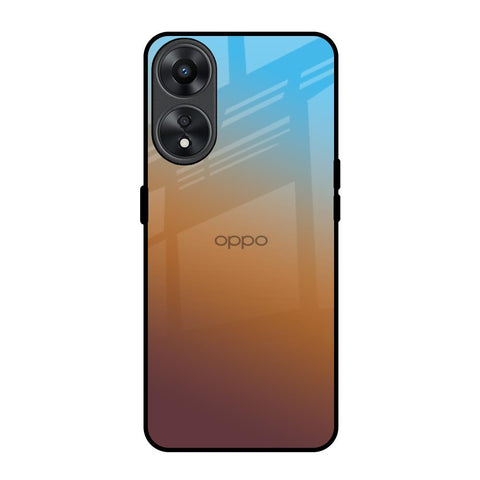 Rich Brown Oppo A78 5G Glass Back Cover Online