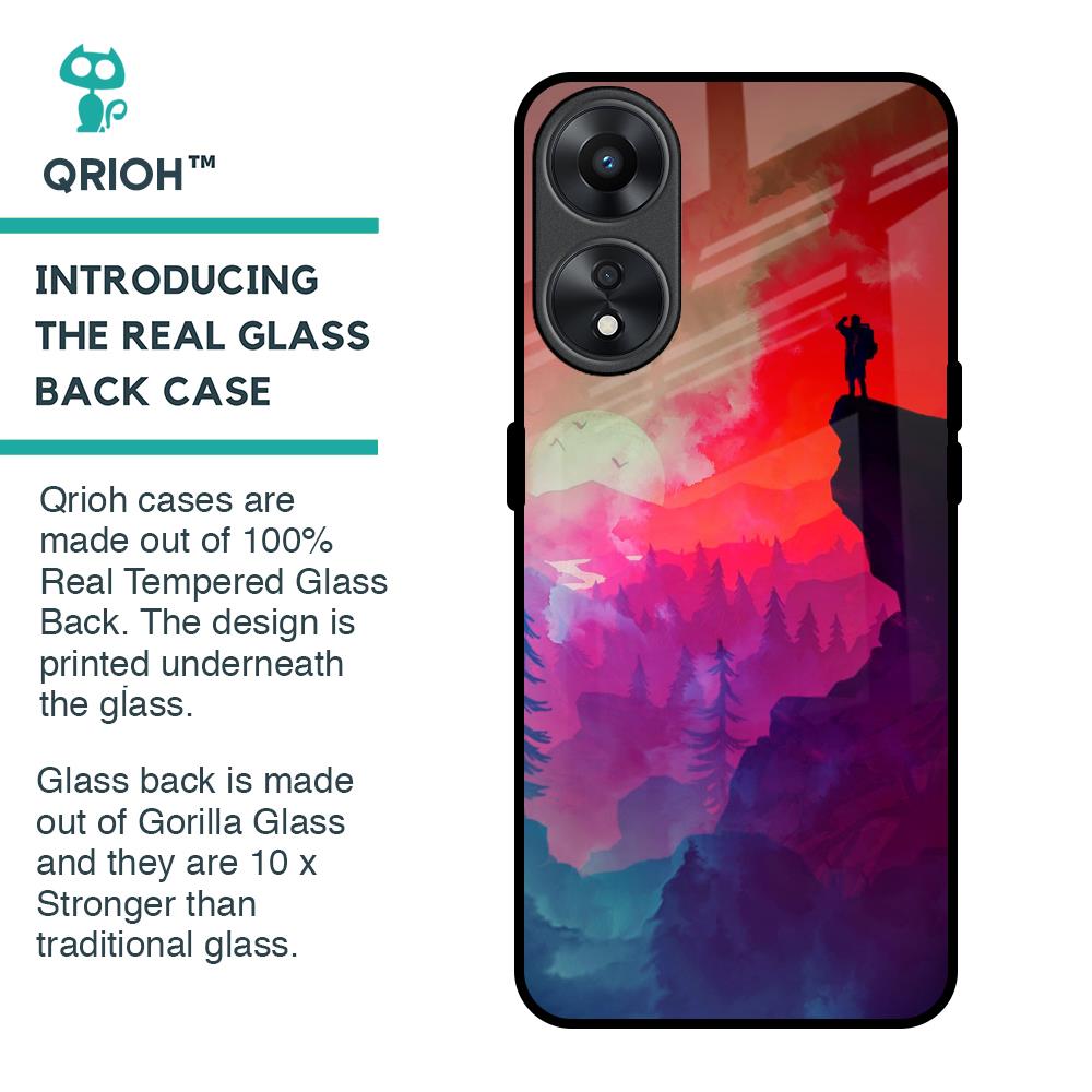 Dream So High Glass Case For Oppo A78 5G