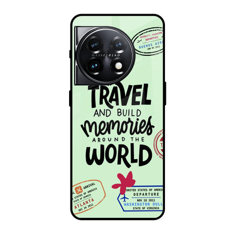 Travel Stamps OnePlus 11 5G Glass Back Cover Online