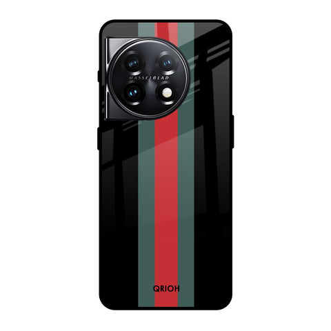 Vertical Stripes OnePlus 11 5G Glass Back Cover Online