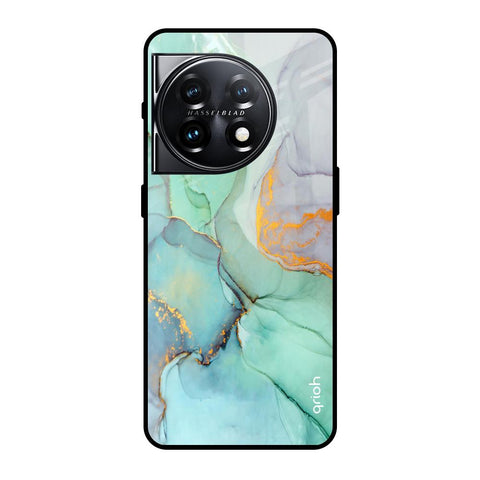 Green Marble OnePlus 11 5G Glass Back Cover Online