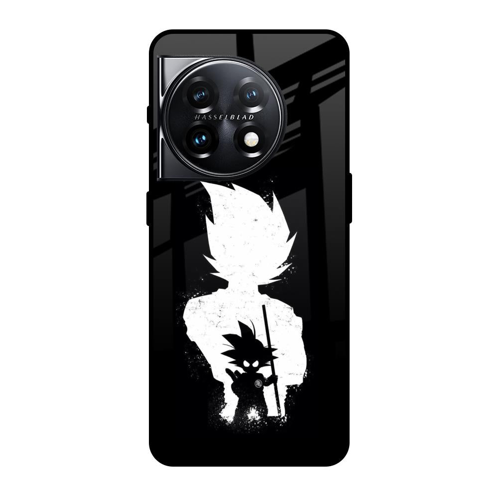 Monochrome Goku OnePlus 11 5G Glass Back Cover Online
