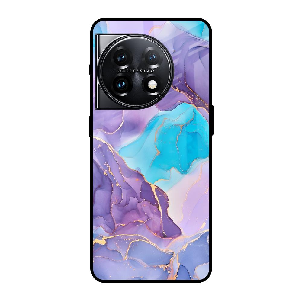 Alcohol ink Marble OnePlus 11 5G Glass Back Cover Online