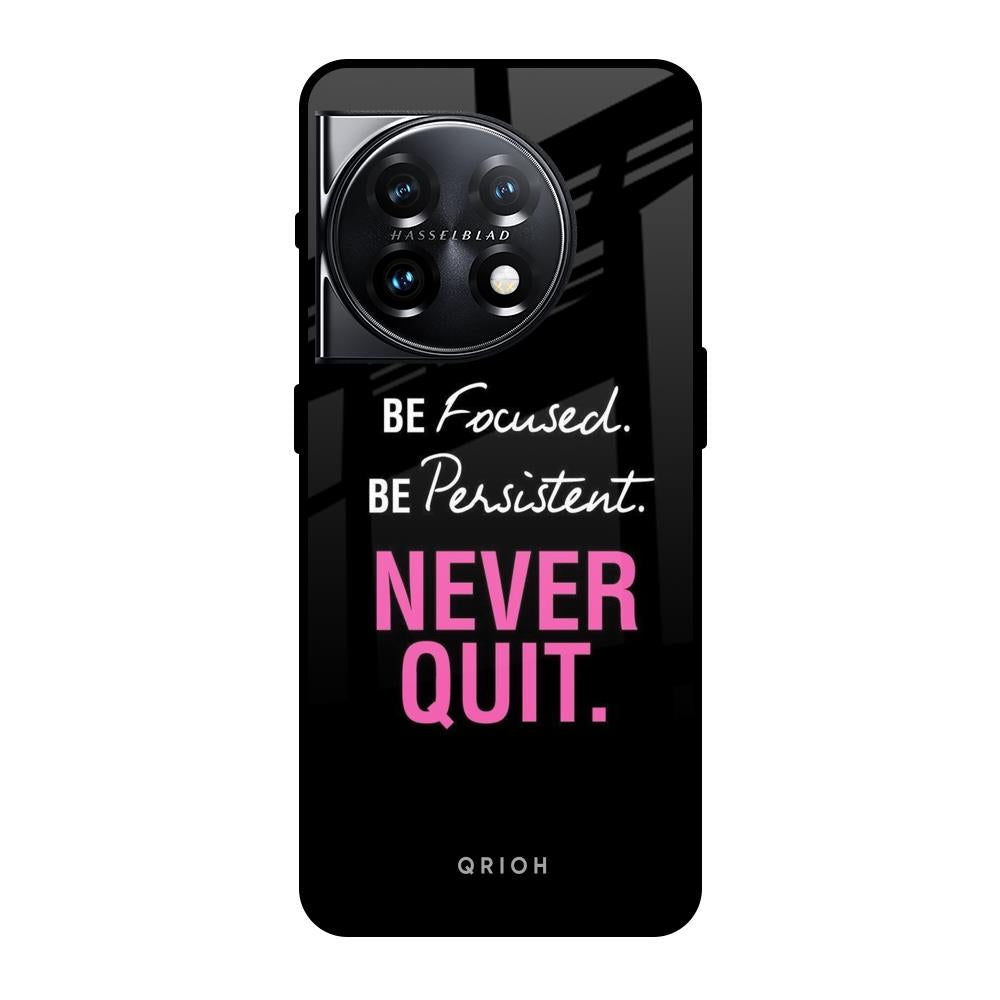 Be Focused OnePlus 11 5G Glass Back Cover Online