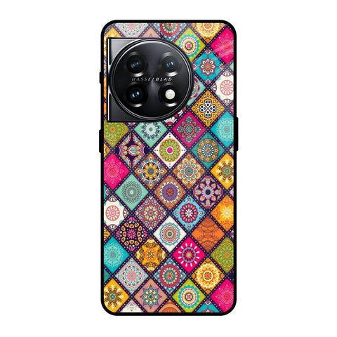Multicolor Mandala OnePlus 11 5G Glass Back Cover Online