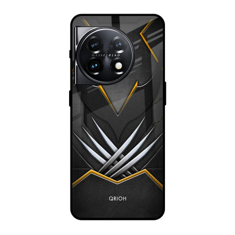 Black Warrior OnePlus 11 5G Glass Back Cover Online