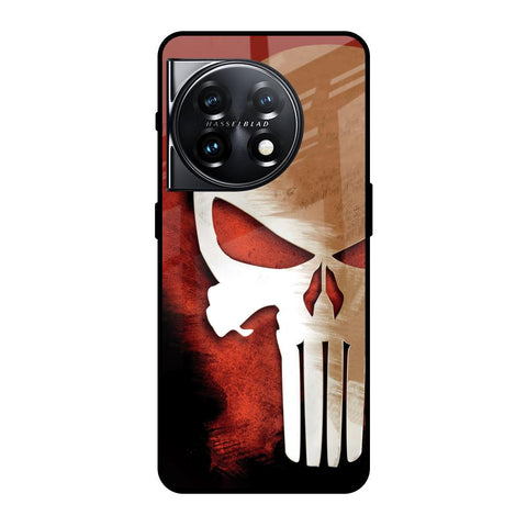 Red Skull OnePlus 11 5G Glass Back Cover Online