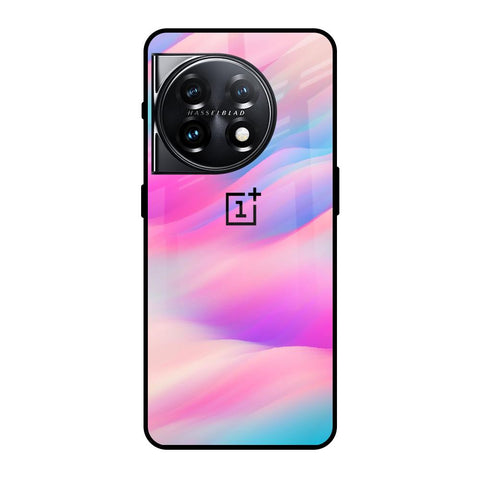 Colorful Waves OnePlus 11 5G Glass Cases & Covers Online