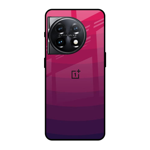 Wavy Pink Pattern OnePlus 11 5G Glass Back Cover Online