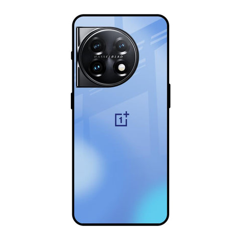 Vibrant Blue Texture OnePlus 11 5G Glass Back Cover Online