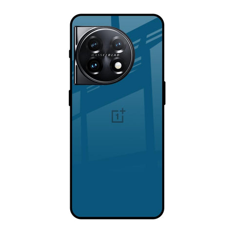 Cobalt Blue OnePlus 11 5G Glass Back Cover Online