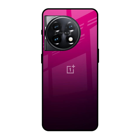 Purple Ombre Pattern OnePlus 11 5G Glass Back Cover Online
