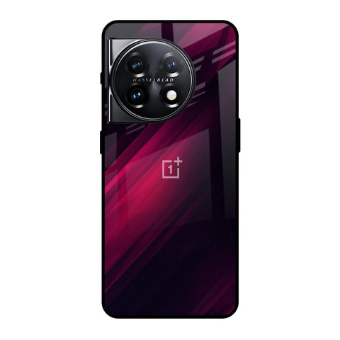 Razor Black OnePlus 11 5G Glass Back Cover Online