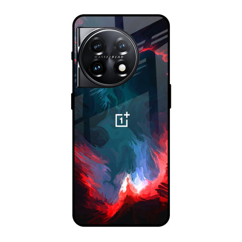 Brush Art OnePlus 11 5G Glass Back Cover Online