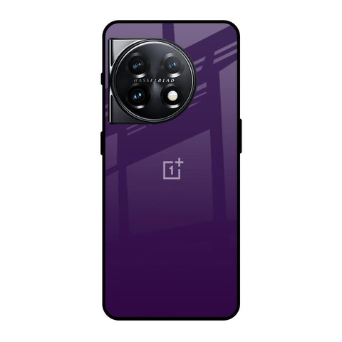 Dark Purple OnePlus 11 5G Glass Back Cover Online