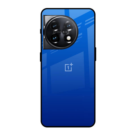 Egyptian Blue OnePlus 11 5G Glass Back Cover Online
