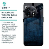 Dark Blue Grunge Glass Case for OnePlus 11 5G