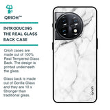 Modern White Marble Glass case for OnePlus 11 5G