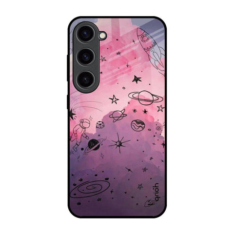 Space Doodles Samsung Galaxy S23 5G Glass Back Cover Online