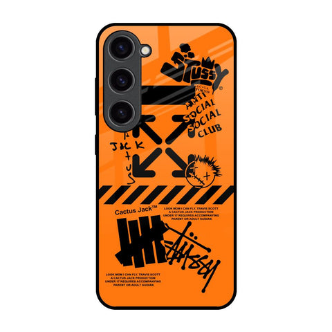 Anti Social Club Samsung Galaxy S23 5G Glass Back Cover Online