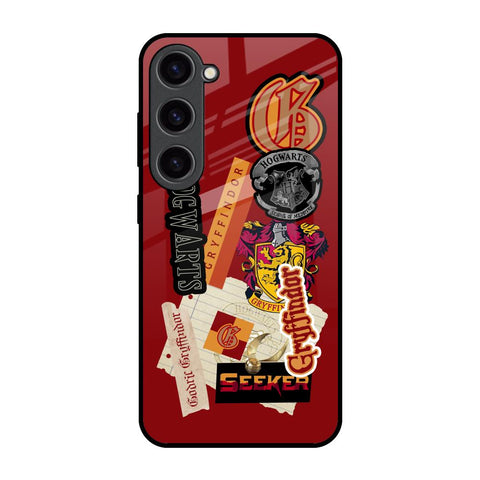 Gryffindor Samsung Galaxy S23 5G Glass Back Cover Online