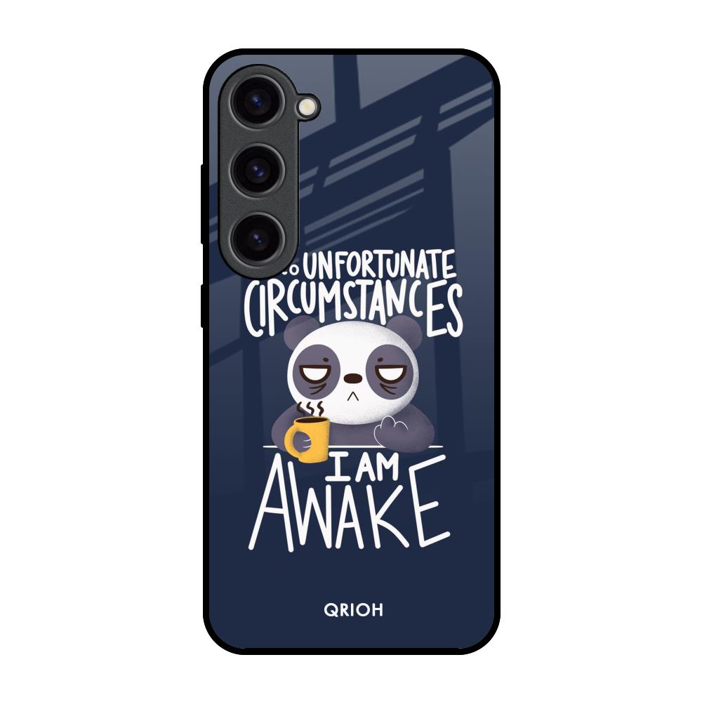 Struggling Panda Samsung Galaxy S23 5G Glass Back Cover Online