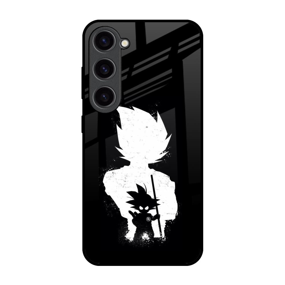 Monochrome Goku Samsung Galaxy S23 5G Glass Back Cover Online