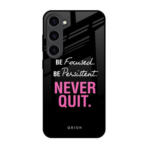 Be Focused Samsung Galaxy S23 5G Glass Back Cover Online