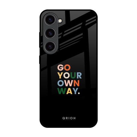 Go Your Own Way Samsung Galaxy S23 5G Glass Back Cover Online