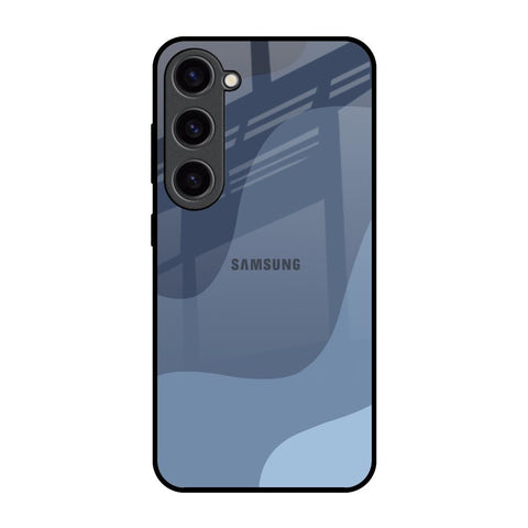 Navy Blue Ombre Samsung Galaxy S23 5G Glass Back Cover Online