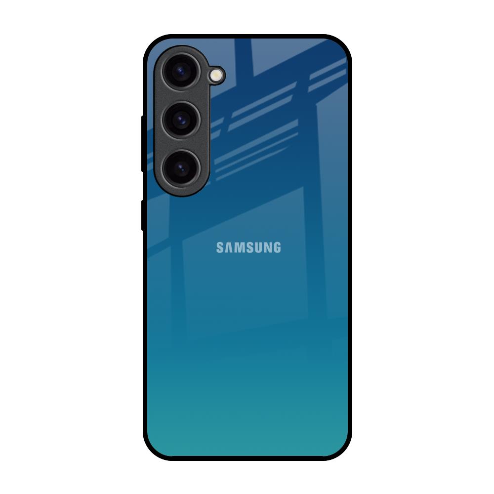 Celestial Blue Samsung Galaxy S23 5G Glass Back Cover Online