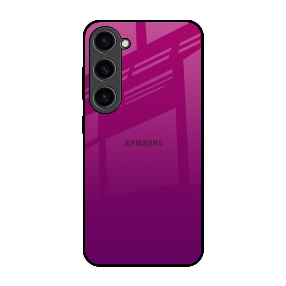 Magenta Gradient Samsung Galaxy S23 5G Glass Back Cover Online