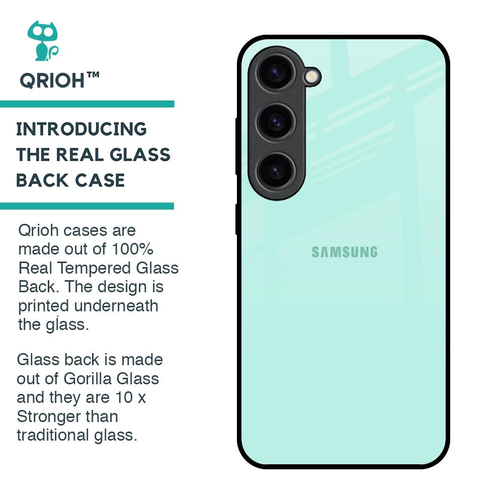 Teal Glass Case for Samsung Galaxy S23 5G