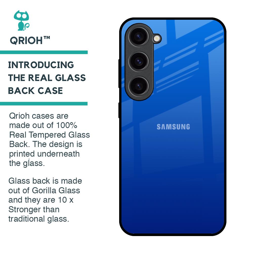 Egyptian Blue Glass Case for Samsung Galaxy S23 5G