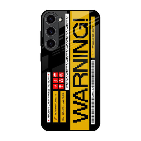 Aircraft Warning Samsung Galaxy S23 Plus 5G Glass Back Cover Online