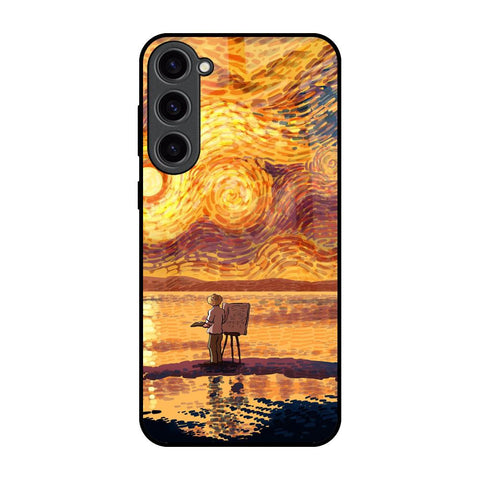Sunset Vincent Samsung Galaxy S23 Plus 5G Glass Back Cover Online