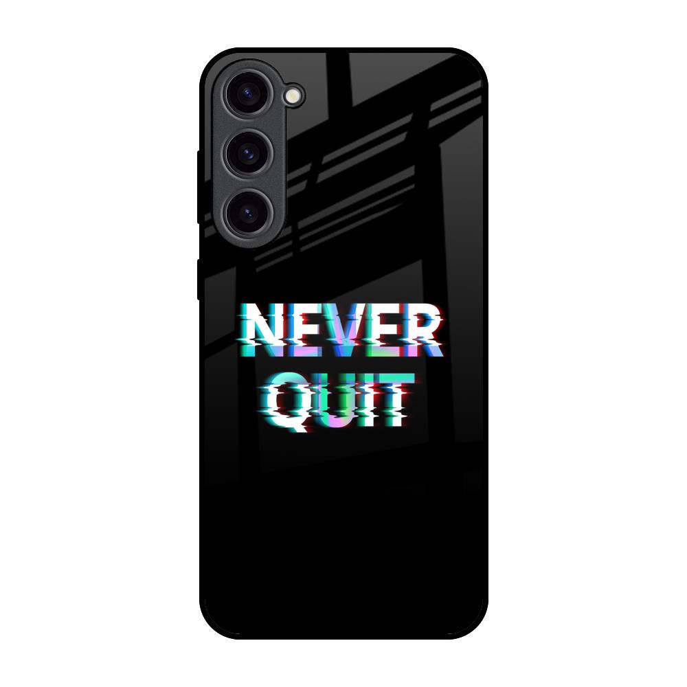 Never Quit Samsung Galaxy S23 Plus 5G Glass Back Cover Online