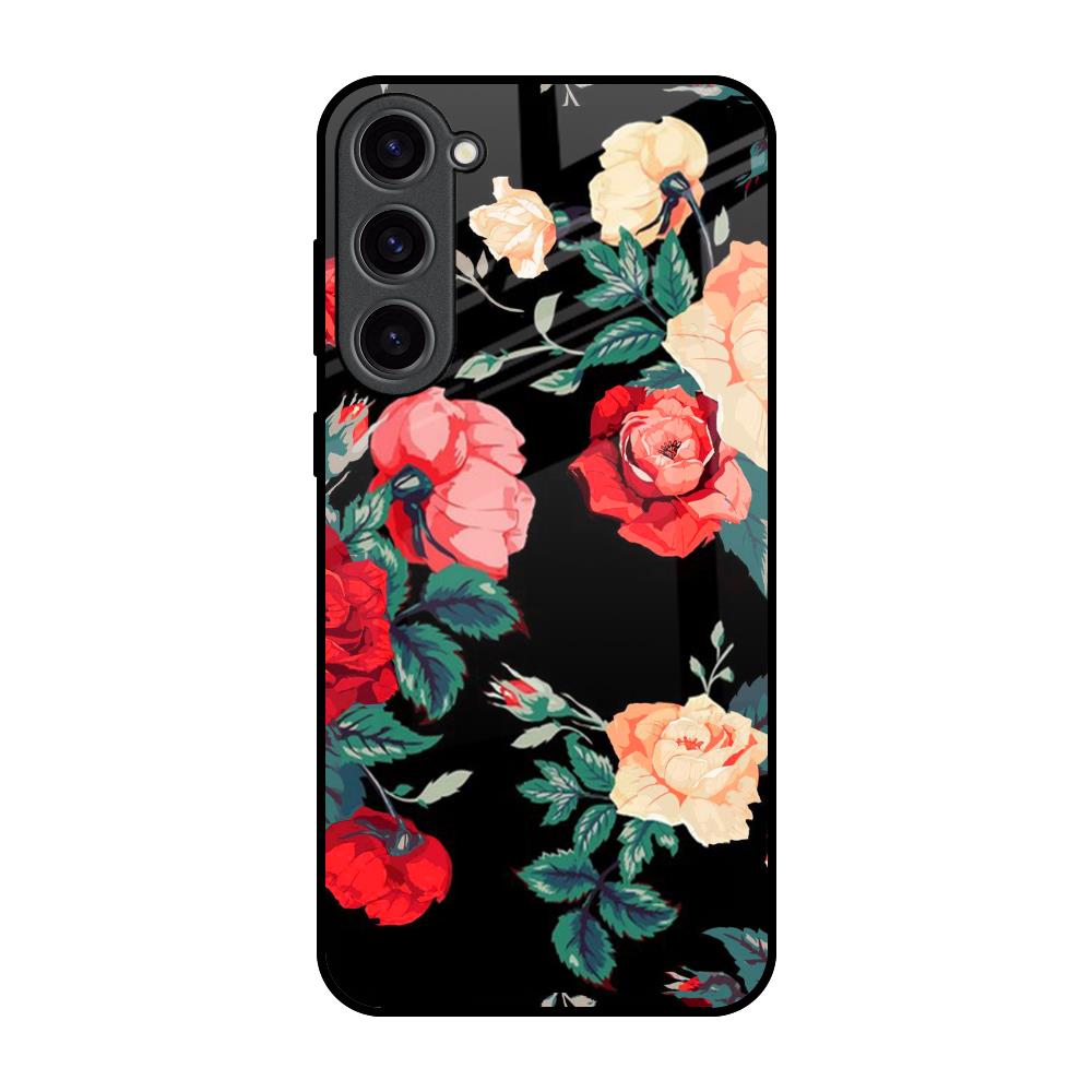 Floral Bunch Samsung Galaxy S23 Plus 5G Glass Back Cover Online