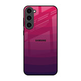 Wavy Pink Pattern Samsung Galaxy S23 Plus 5G Glass Back Cover Online