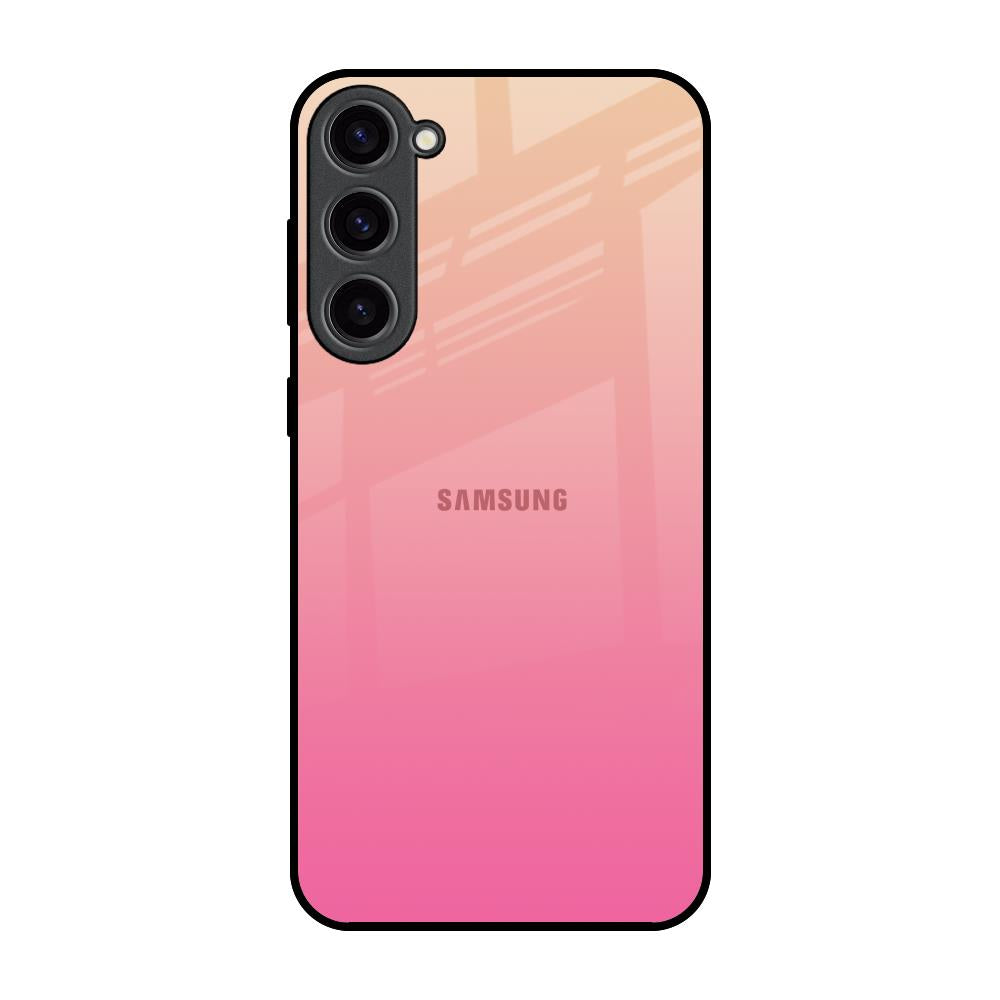 Pastel Pink Gradient Samsung Galaxy S23 Plus 5G Glass Back Cover Online