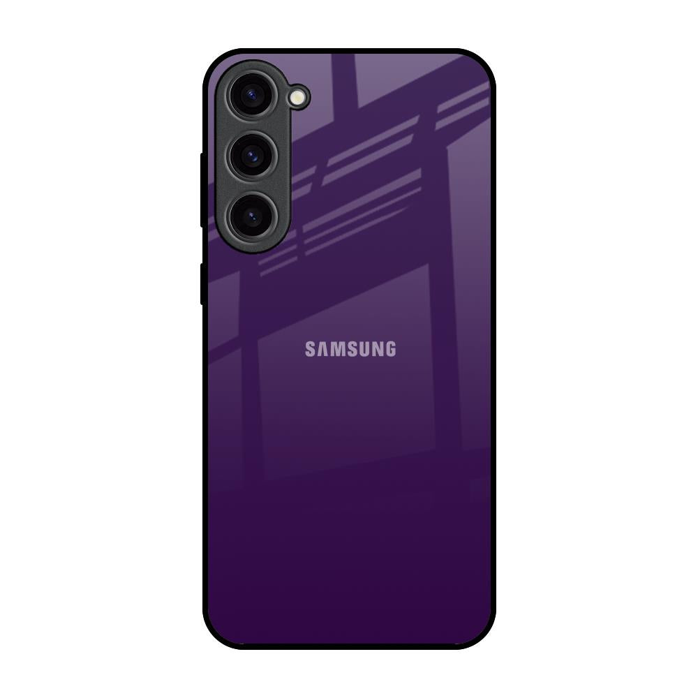 Dark Purple Samsung Galaxy S23 Plus 5G Glass Back Cover Online