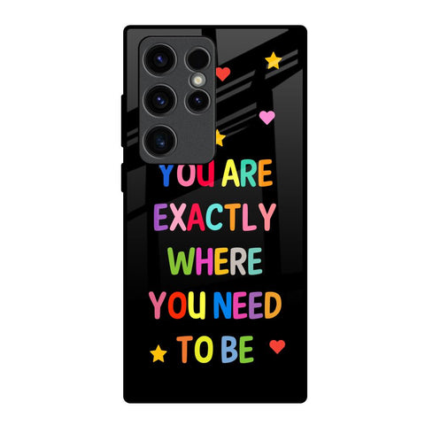 Magical Words Samsung Galaxy S23 Ultra 5G Glass Back Cover Online