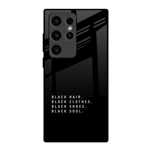 Black Soul Samsung Galaxy S23 Ultra 5G Glass Back Cover Online