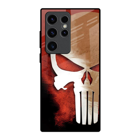 Red Skull Samsung Galaxy S23 Ultra 5G Glass Back Cover Online