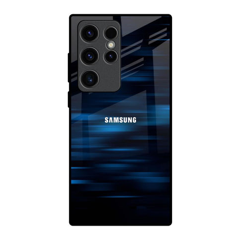 Blue Rough Abstract Samsung Galaxy S23 Ultra 5G Glass Back Cover Online