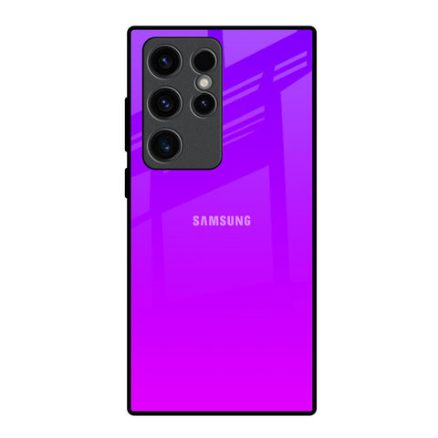 Purple Pink Samsung Galaxy S23 Ultra 5G Glass Back Cover Online