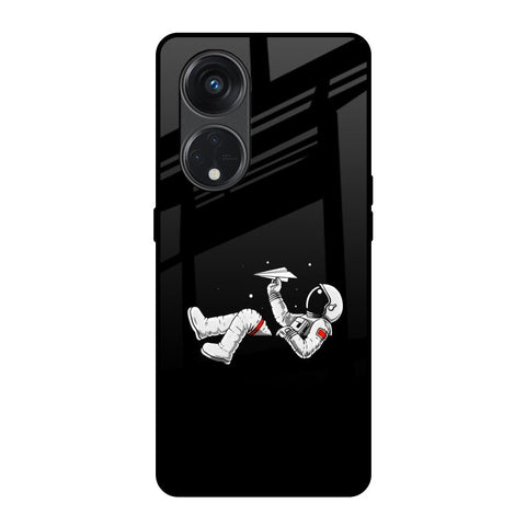 Space Traveller Oppo Reno8T 5G Glass Back Cover Online