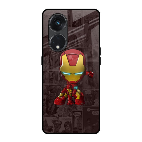 Angry Baby Super Hero Oppo Reno8T 5G Glass Back Cover Online