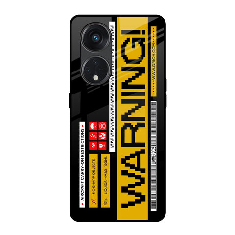 Aircraft Warning Oppo Reno8T 5G Glass Back Cover Online